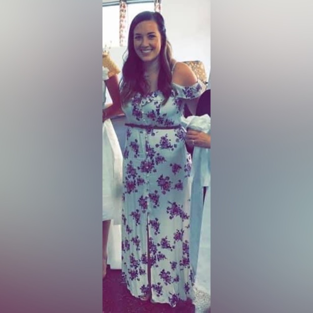 Floral Maxi with Slit